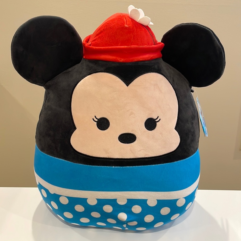 NWT 14” Disney Blue Minnie Mouse Squishmallow